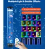 Burbulų lempa su nuotoliniu valdymu. 16 spalvų LED. 80 cm
