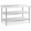 Centrinis darbo stalas su 2 lentynomis 120 x 70 cm