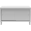 Centrinis darbo stalas su spinta 150 x 70 x 85 cm nerūdijantis plienas