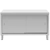 Centrinis darbo stalas su spinta ir slankiojamomis durimis 150 x 60 x 85 cm