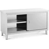Centrinis darbo stalas su spinta ir slankiojamomis durimis 150 x 60 x 85 cm