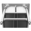 Centrinis plieno darbo stalas su 2 lentynomis 180 x 70 cm iki 600 kg