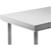 Centrinis plieno darbo stalas su lentyna 120 x 60 cm