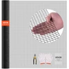 Cinkuoto metalinio tinklo ritinys 1.83 x 15.2 m. dengtas atspariu orams vinilu. suvirinta tvora sodo augalams