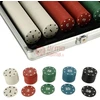 Didelis pokerio rinkinys lagaminėlyje, 500 vnt, 2 kaladės