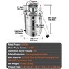 Distiliavimo aparatas 1800 W talpa 30 l