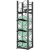 Dujų balionų stovas. 3x13.6kg + 3 mažiems balionams. 32.5x33x119.7 cm. plieno