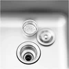 Dviejų skyrių gastronominė plautuvė su spinta ir stalčiais nerūdijantis plienas