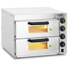 Dviguba picos krosnis 2 x 40 cm 3000W 230V nerūdijantis plienas