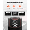 Dvigubas akumuliatorių izoliatorius 12 V 300 A. VSR relė su LCD ekranu. auto/rankinis