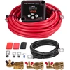 Dvigubos baterijos izoliatoriaus komplektas 12 V 140 A. VSR relė. LCD ekranas