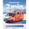Dyzelinis oro šildytuvas 12-24V 5-8kW su pulteliu ir LCD ekranu 5 l bako talpa