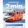 Dyzelinis oro šildytuvas 12-24V 5-8kW su pulteliu ir LCD ekranu 5 l bako talpa