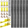 E-track krovinio tvirtinimo bėgelių rinkinys. 6 vnt.. ilgis 1524 mm