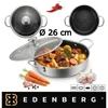 EDENBERG keptuvė-troškintuvas su dangčiu 26 cm EB-7677