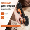 Ekscentrinė šlifavimo mašina 150mm be šepetėlių variklis 350W 10000 aps/min