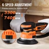 Ekscentrinė šlifavimo mašina 6 greičiai 850W 7400 aps/min
