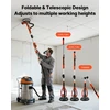 Elektrinė gipso kartono disko šlifavimo mašina 850W 5 kintami greičiai 800-1700 aps/min ištraukiama rankena