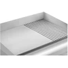 Elektrinė šašlykinė Kepsninė dviguba lygi. grioveliais grioveliais su riebalų stalčiumi 230 V 2x 3200 W