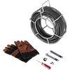 Elektrinė vamzdžių valymo spiralė 390W 30-100 mm raudona