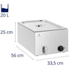 Elektrinis bemaras su kranu GN 1/1 600 W