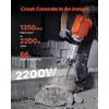 Elektrinis griovimo plaktukas 2200W 2 kaltai 1400 smūgių/min