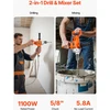Elektrinis maišymo grąžtas 1100 W su mišinio prieskoniu 850 aps/min