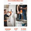 Elektrinis maišymo grąžtas 1200 W su mišinio prieskoniu 750 aps/min