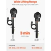 Elektrinis priekabos domkratas 1588 kg. 7 kontaktų kištukas. eiga 240-815 mm. juodas