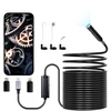 Endoskopo kamera con kabeliu Semirigido da 15 m Apžiūros kamera pramoninis boroskopas HD 1920P su apšvietimu - 8 LED Zoom 2X Impermeabile IP67 per Auto kabeliu Idraulic