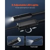 Endoskopo kamera con kabeliu Semirigido da 15 m Apžiūros kamera pramoninis boroskopas HD 1920P su apšvietimu - 8 LED Zoom 2X Impermeabile IP67 per Auto kabeliu Idraulic