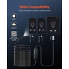 Endoskopo kamera con kabeliu Semirigido da 15 m Apžiūros kamera pramoninis boroskopas HD 1920P su apšvietimu - 8 LED Zoom 2X Impermeabile IP67 per Auto kabeliu Idraulic