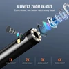 Endoskopo kamera Luce boroskopas a dvigubu lęšiu con kabeliu 5 m Scheda 32 GB ekranu 109 mm 1080P Luci LED Zoom 4X Telecamera a Serpente Impermeabile IP67 Idraulica Telecamera Ispezione