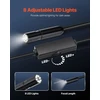 Endoskopo kamera su apšvietimu Apžiūros kamera con 8 LED apšvietimu con kabeliu Semirigido da 3 m boroskopas HD 1920P con Zoom 2X Impermeabile IP67 per Auto kabeliu Idraulico