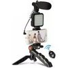 Filmavimo rinkinys - Vlogging Kit BERIMAX 6QJ-5LK 4in1, 49 LED, 10 ryškumo lygių
