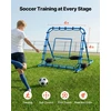 Futbolo atmušimo tinklas 1080 x 1090 mm. PE tinklas su reguliuojamu kampu ir geležiniu rėmu. sportinėms treniruotėms