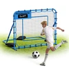 Futbolo atmušimo tinklas 147 x 117 cm. PE tinklas su reguliuojamu kampu ir geležiniu rėmu. sportinėms treniruotėms