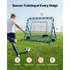 Futbolo atmušimo tinklas 147 x 117 cm. PE tinklas su reguliuojamu kampu ir geležiniu rėmu. sportinėms treniruotėms