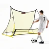 Futbolo atmušimo tinklas. 183 x 108.5 cm. kamuolio paso ir kontrolės treniruotėms. stiklo pluošto stulpeliai ir geležinis rėmas