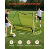 Futbolo atmušimo tinklas. 183 x 108.5 cm. kamuolio paso ir kontrolės treniruotėms. stiklo pluošto stulpeliai ir geležinis rėmas