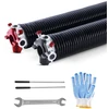 Garažo vartų sukimo spyruoklės. pora. Φ5.94 x Φ50.8 x 711 mm. 16000 ciklų. su įrankiais