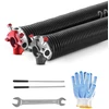 Garažo vartų sukimo spyruoklių pora Φ5.26 x Φ50.8 x 618 mm. 16000 ciklų. su įrankiais