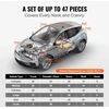 Garsą sugerianti izoliacinė medžiaga automobiliui 1.3mm. 4.8m². butilo guma. pjaustoma