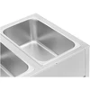 Gastronominis bemaras su stovu 2 x GN 1/1 1265 W