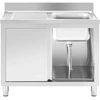 Gastronominis plautuvas su spintele 400 x 400 x 240 mm