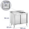Gastronominis plautuvas su spintele, 400 x 400 x 240 mm