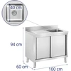 Gastronominis plautuvas su spintele 400 x 400 x 240 mm