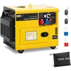 Generatorius ant ratų 230/400 V 7500 W 8.75 kVA