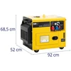 Generatorius ant ratų 230/400 V 7500 W 8.75 kVA