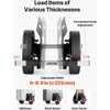 Gipso kartono plokščių vežimėlis. keliamoji galia 453.6kg. su 25 cm pasukamais ratukais. juodas